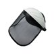 thumbnail image 2 of Tapa de protección facial Sunnimix para jardín visera de malla ajustable Blanco, 2 of 8