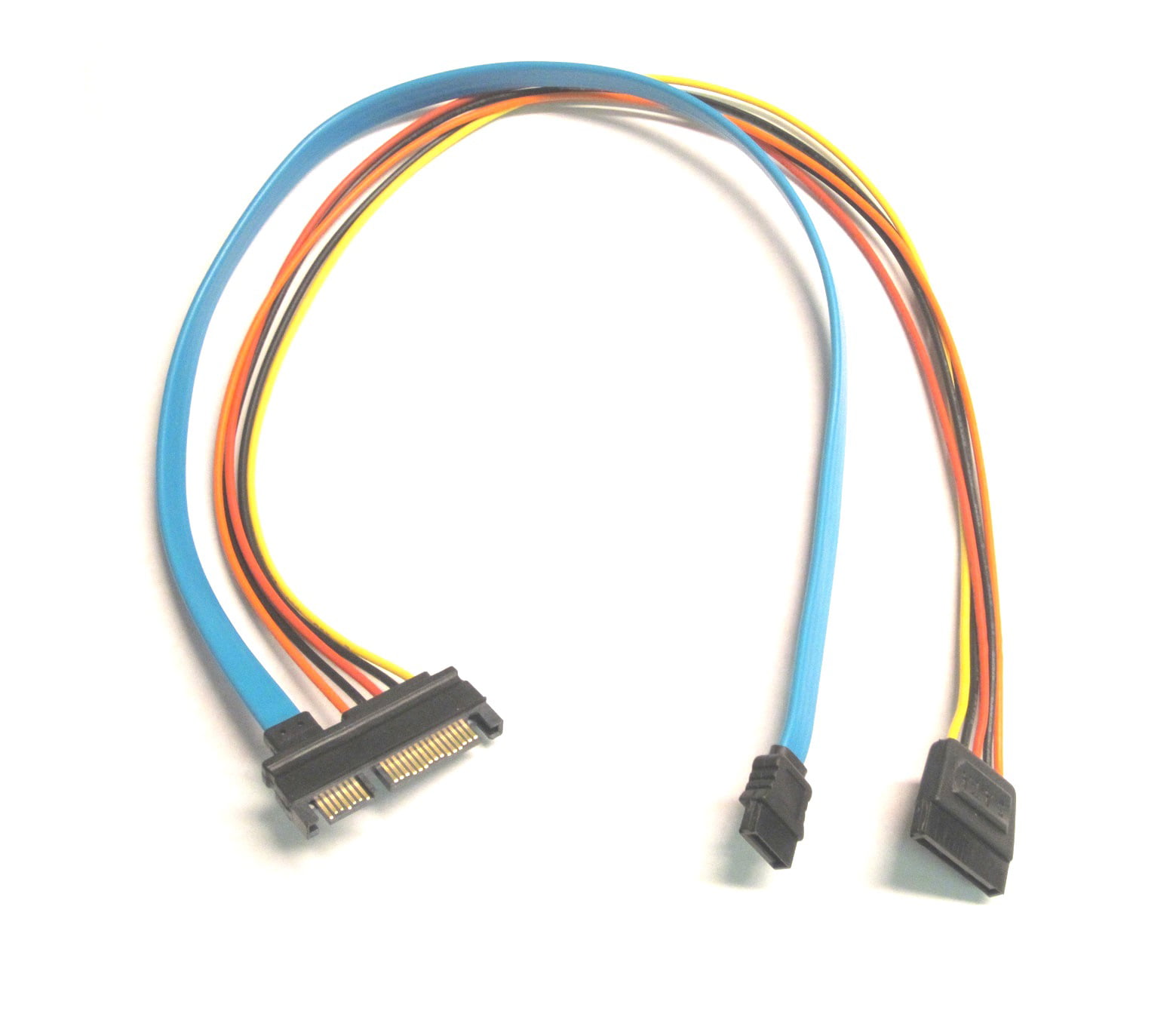 22 Pin Male to 22 Pin Female SATA III Extension Cable 3.35 Inches 