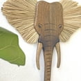 thumbnail image 2 of Crane Baby Safari Nursery Décor, Wooden Animal Wall Décor for Boys and Girls, Elephant, 21" x 21", 2 of 7