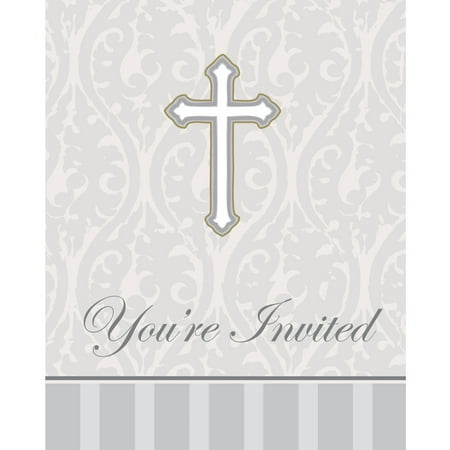 Devotion "Christening" Invitations, 8pk