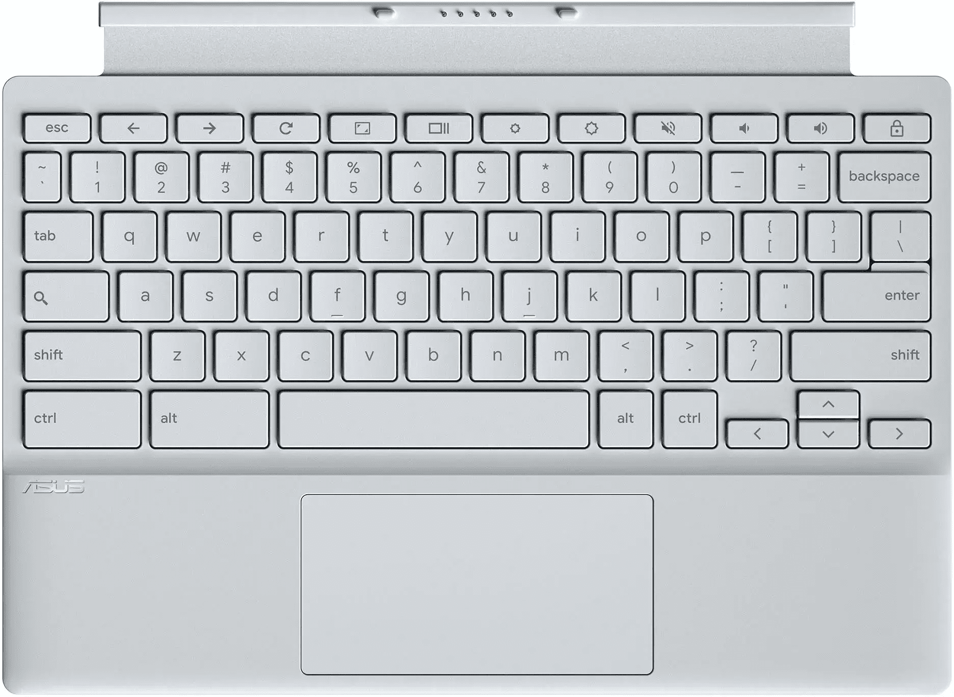 ASUS Chromebook Detachable CM3001 10.5" Laptop - MediaTek Kompanio 520 - 4GB Memory - 64GB eMMC (Fog Silver)
