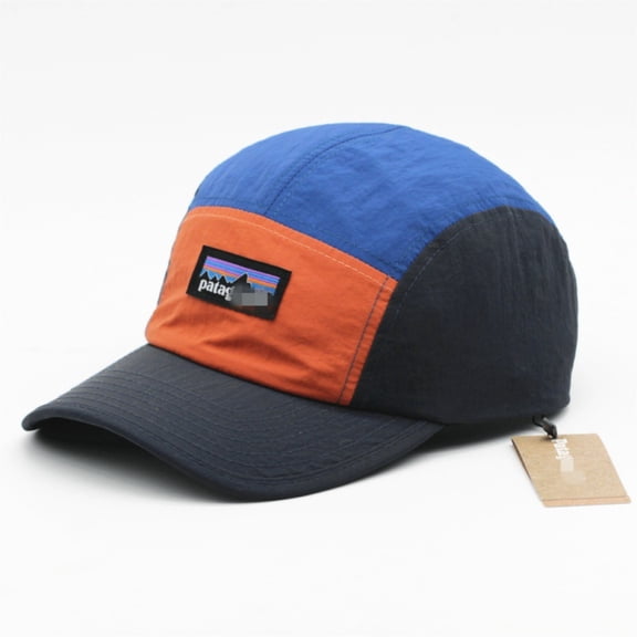 Color Block Baseball Cap Quick Dry Outdoor Sports Hat Lightweight Adjustable Cap