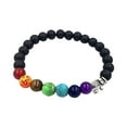 thumbnail image 1 of 8mm Balancing Stone Bracelets for Yoga - Round Design Natural Gemstone Energy Accessory, 1 of 3