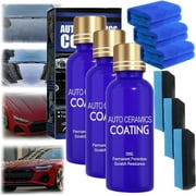 Micro-Molecule Crystal Coating Restoration Care Agent, Car Paint Restorer for Oxidation, Car Nano Ceramic Crystal Coating, High Protection Quick Car Coating