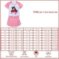 thumbnail image 2 of Girls Crop Shorts Set Aphmaus Graphic Short Sleeve Top Lounge Sets Toddler Kids 2 Piece Tracksuit Outfit Age 3-13 Years, 2 of 2