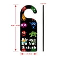 thumbnail image 3 of Do Not Disturb Door Knob Hanger Sign - Friendly Monsters, 3 of 3