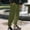 #Army Green, variant on DPTALR Men's Thick Sweatpants Elastic Waist Cargo Pants Athletic Joggers Trousers with Multi Pockets,Army Green Big and Tall Men L