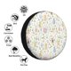 thumbnail image 4 of Fotbe Flower Rabbit Funda de Llanta de Repuesto con Estampado, Engrosada, Ajuste Universal para Jeep, Remolque, RV, SUV, Camión-14 inch, 4 of 6