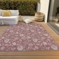 thumbnail image 6 of Addison Rugs Chantille Indoor/Outdoor Transitional Floral Blush Washable Rectangle Rug, 9' x 12', 6 of 6