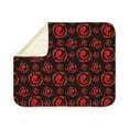 thumbnail image 4 of CafePress - Magic Red Mana Pattern - Sherpa Fleece Throw Blanket 60" x 50", 4 of 5