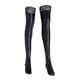 thumbnail image 4 of Medias hasta el muslo para mujer, accesorios de ropa de Color sólido, calcetines largos para discoteca, mallas con estilo, medias por de la Soledad Medias hasta el muslo, 4 of 9