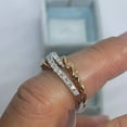 thumbnail image 3 of 2Ct Round Cut Simulated Diamond Women's Stunning Band Ring In 14K Yellow Gold Plated, 3 of 4