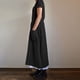 thumbnail image 4 of Vestido de mujer Casual Suelto Sólido Pinafore Tirantes Largos Delantal Algodón Lino Vestidos Generales con Bolsillos, 4 of 5