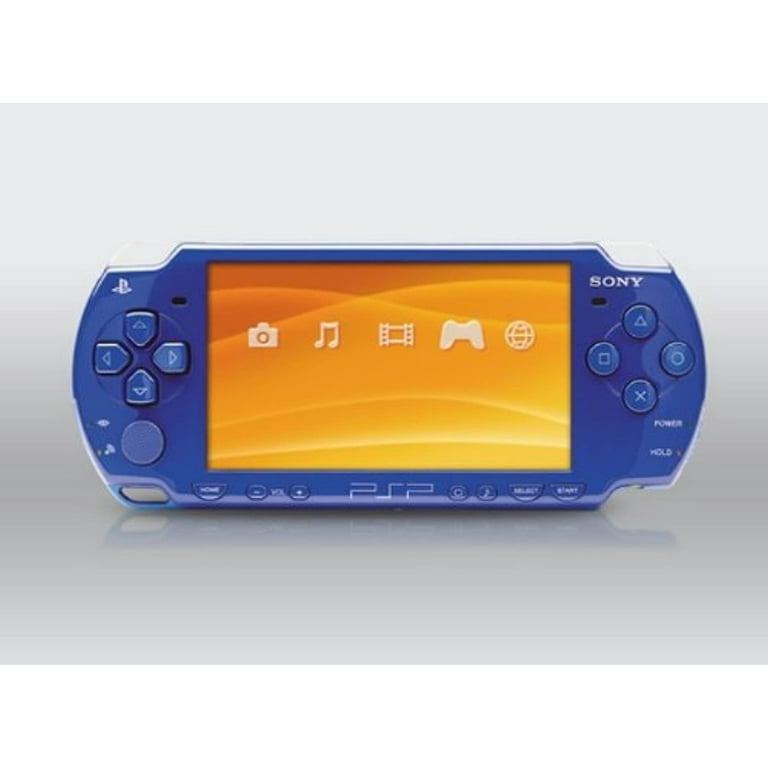 Doven mesterværk Grav Restored PSP 2001 Blue Slim PlayStation Portable PSP-2000 (Refurbished) -  Walmart.com