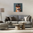 thumbnail image 3 of Stupell Industries Contemporary Charming Dapper Fox Canvas Art, 17 x 17, by Lucia Heffernan, 3 of 8