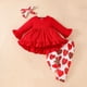 thumbnail image 2 of Odeerbi 6M-3Y Conjunto de San Valentín Para Niña Estampado de Amor Tops de Manga Larga de Algodón Pantalones Conjunto de Dos Piezas, 2 of 8