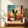 thumbnail image 6 of Midwestern Cactus Canvas Print, Western Desert Art, Premium Wall Decor, Ready to hang, 6 of 8