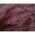 thumbnail image 4 of oneOone Silk Tabby Fabric Diamond & Paisley Block Printed Fabric 1 Yard 42 Inch Wide, 4 of 4