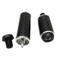 thumbnail image 2 of Billiards Pool Cue Extension End Lengthener Carbon Fiber Cue Extension End Cue Stick Extenders 8inch, 2 of 9