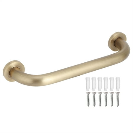 Bathroom Grab Bar, Brass Bathtub Handrail Mounted Helping Handle Bars, Safety Hand Rail Support Handicap, Elderly, Injury, Senior Assist Bath Handle