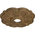 thumbnail image 3 of Ekena Millwork 18"OD x 3 1/2"ID x 1 1/2"P Rotherham Ceiling Medallion (Fits Canopies up to 3 1/2"), Hand-Painted Rubbed Bronze, 3 of 6
