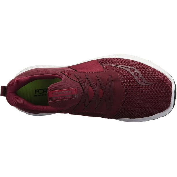 Saucony Women s Stretch N Go Breeze Running Shoe Burgundy 5