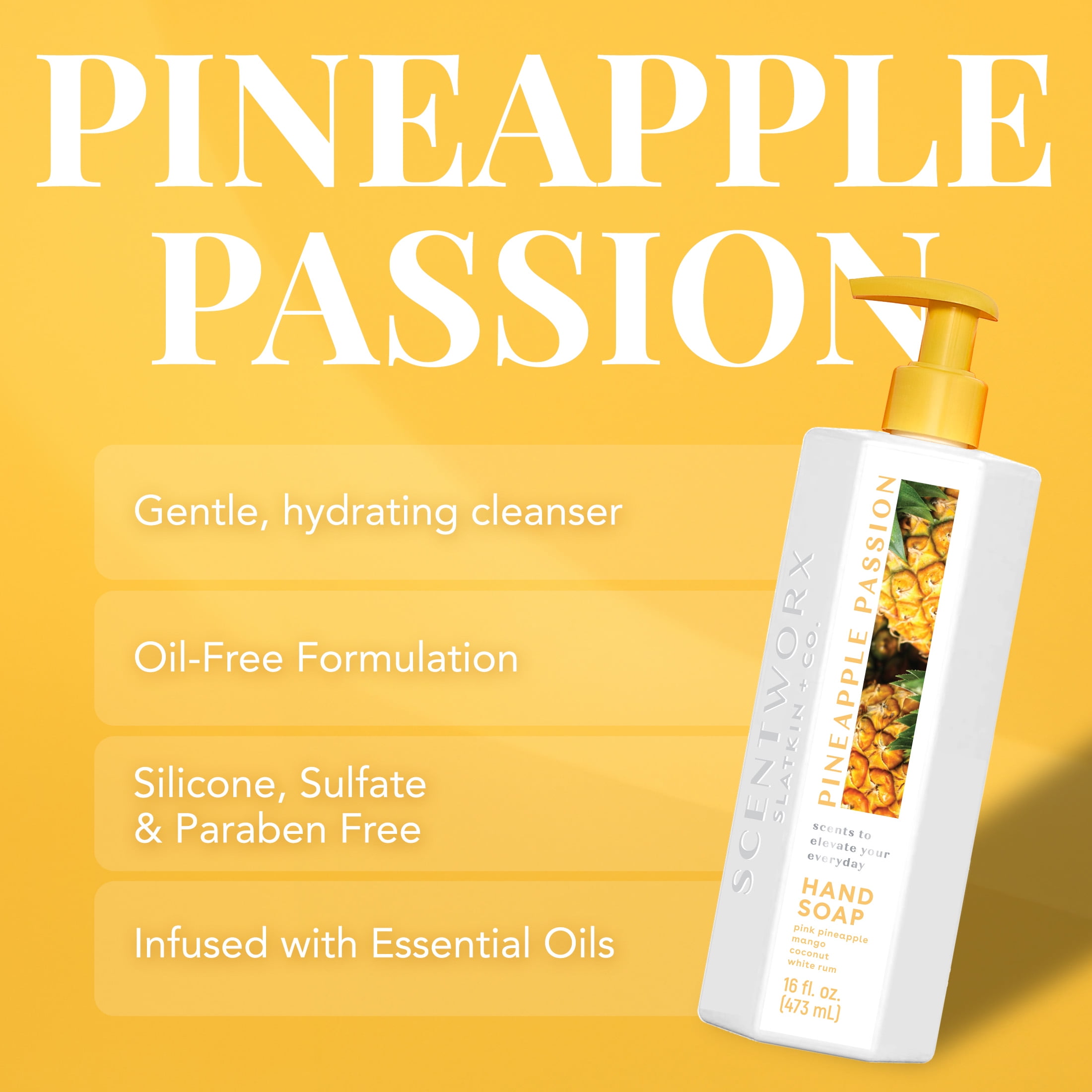 Scentworx Pineapple Passion 16 oz Hand Soap
