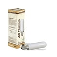 thumbnail image 5 of Bulbrite 862854 3000K 400 Lumen 4.5 watt LED Filament Dimmable T6 Light Bulbs with a Milky & Candelabra E12 Base, Soft White - Pack of 4, 5 of 5