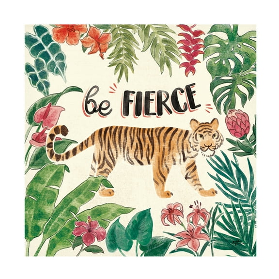 Trademark Fine Art 'Jungle Vibes II' Canvas Art by Janelle Penner