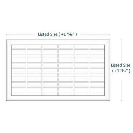 

TruAire 12 in. x 30 in. Heavy Duty Floor Return Air Grille