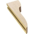 thumbnail image 6 of 3"W x 6"D x 18"H Thin Carmel Rough Cedar Woodgrain TimberThane Corbel, Primed Tan, 6 of 6