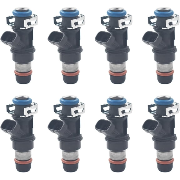 SEBLAFF 8 Pcs Fuel Injector Kit Replacement for Suburban Avalanche Express Silverado 2001-2007 416303553 17113553
