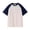 2-Navy, variant on Womens Baseball Tee Summer Color Block Raglan Short Sleeve Casual Crew Neck Tops Plus Size Graphic T Shirts