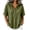 03# Army Green, variant on Women's Linen Tops Ihhxva Short Sleeve Snap Button Stretchable Lightweight Summer Cotton Hooded Casual Tunic S-2XL