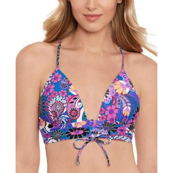 Salt Cove Juniors Floral-Print Tie-Back Multi DDD