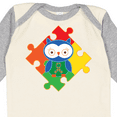 thumbnail image 4 of Inktastic Autism Awareness Puzzle Piece Owl Boys or Girls Long Sleeve Baby Bodysuit, 4 of 5