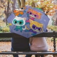 thumbnail image 5 of Super Kitties Travel Essentials Umbrella Windproof Compact Collapsible Light, Automatic, Strong And Portable, Wind Resistant Folding Small Umbrella for Rain, 5 of 8