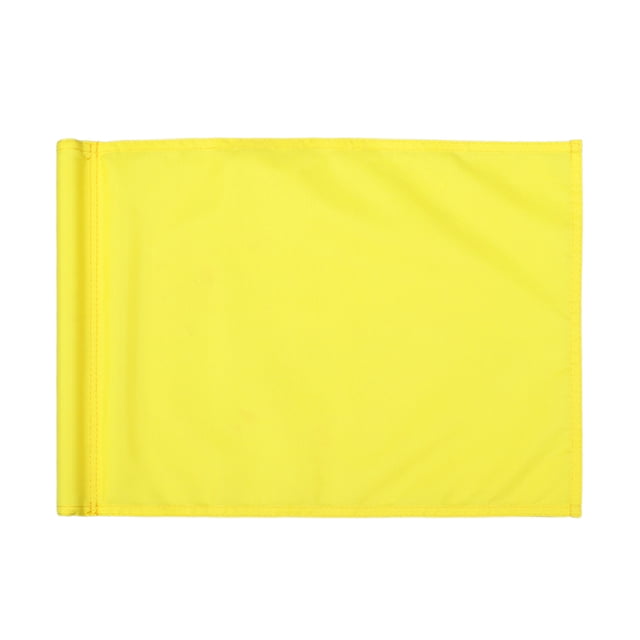 EeaseCA Practice Flag Monochrome Mini Size Flag Practical Use Flag(Yellow)