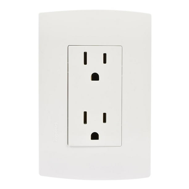 Contacto Con Placa Dúplex Marisio Schneider Electric Blanco