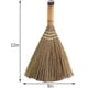thumbnail image 2 of Traditional Household Small Broom, Straw Bamboo Rattan Miscanthus Braided No Static Electricity, 2 of 5