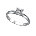 thumbnail image 2 of 4.00MM D-F VS Moissanite Engagement Ring (0.37 ct Moissanite Weight, 0.40 ct dew) Classic 4 Prongs 14K Gold, 2 of 3