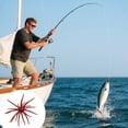thumbnail image 6 of 2Pcs Bass Fishing Creature Bait Simulation Sea Urchin Bionic TPE Floating Soft Lure for Professional Anglers and Sport Fishing, 3 Inch, 6 of 6