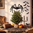 thumbnail image 5 of Spider Halloween Tree Topper Ornament, Creepy Spider Tree Top Decor for Halloween Party Indoor Home Decoration, 5 of 5