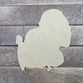 thumbnail image 2 of 5"Turkey, Unfinished Wood Art Shape by Wooden Craft Cutouts, 1-8 Thickness, 2 of 2