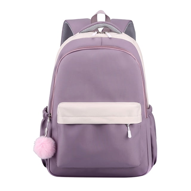HBFAGFB 14 Inch Laptop Bag, Gradient Color Lightweight Student Daypack and Large Capacity Travel Bookbag for Women