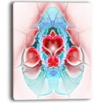 thumbnail image 2 of Design Art - Cœur Fractal Extraterrestre Froid Rouge, 2 of 3