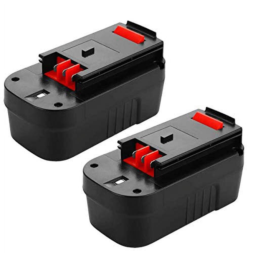 2 Packs Replace for Black and Decker 18V Battery Replacement Firestorm  HPB18 HPB18-OPE 244760-00 FS18FL FSB18 Replacement Battery for Black and Decker  18 Volt Power Tool 