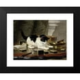 thumbnail image 2 of Henriëtte Ronner-Knip 24x18 Black Modern Framed Museum Art Print Titled - The Cat at Play (C. 1860 - C. 1878), 2 of 5