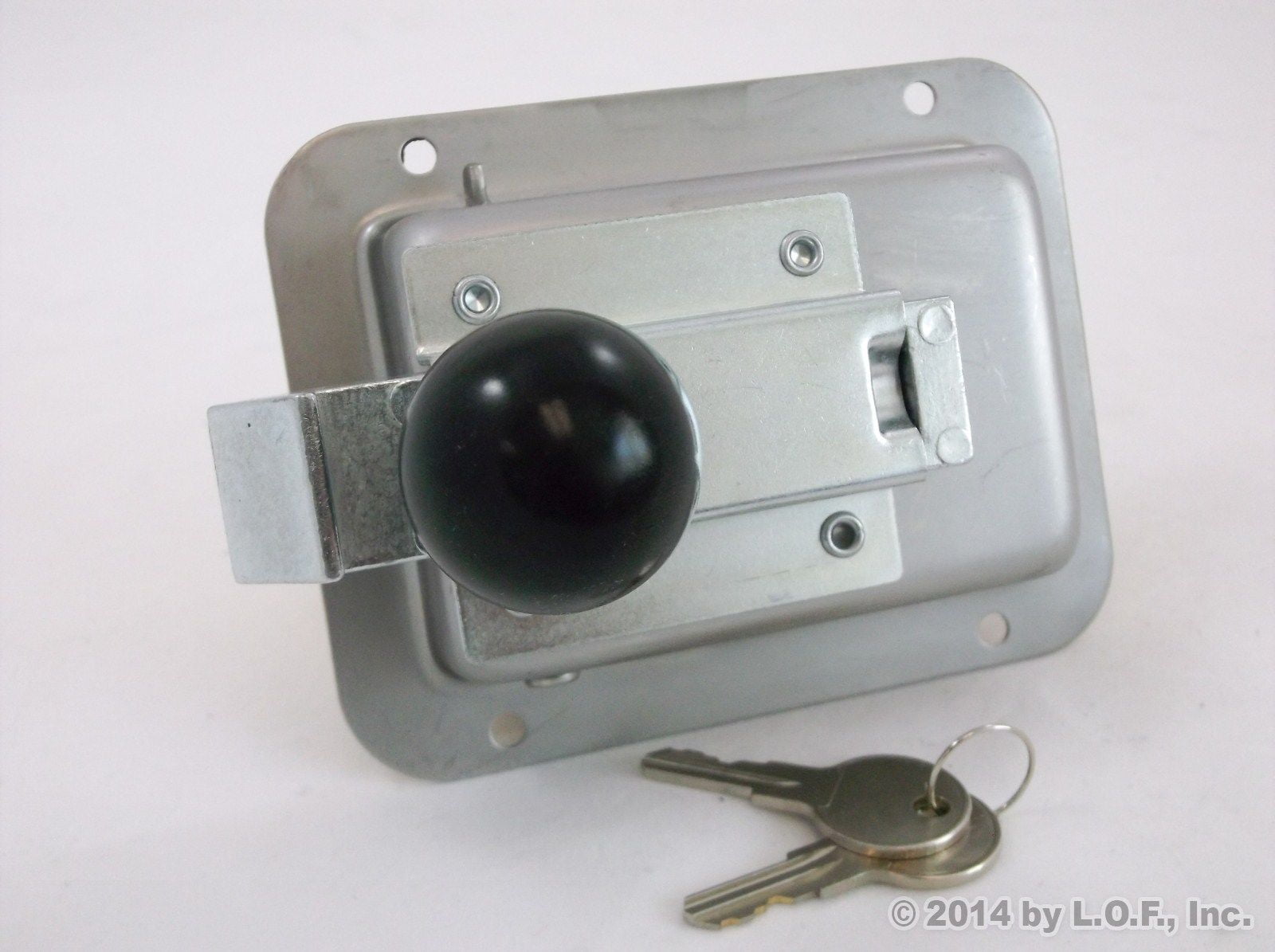 Junior Size Flush Mount Paddle Handle Stainless Steel Locking Door