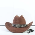 thumbnail image 3 of Chapeau de Cowboy Western Classique pour Extérieur Maison Loisirs Accessoire de Robe à la Mode, 3 of 5